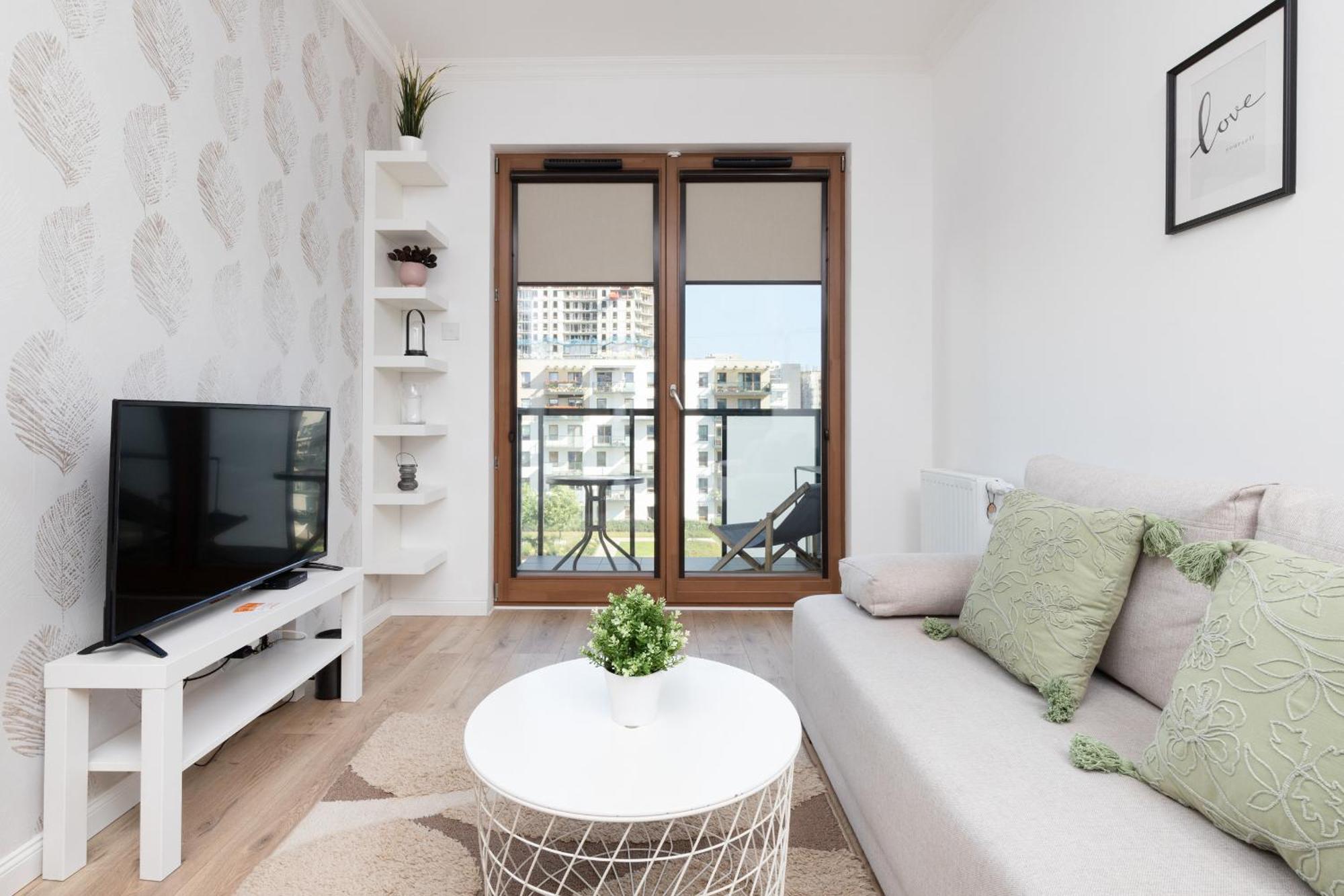 Starowiejska Apartment With Balcony Next To Arena Gdansk Stadium By Noclegi Renters Eksteriør billede